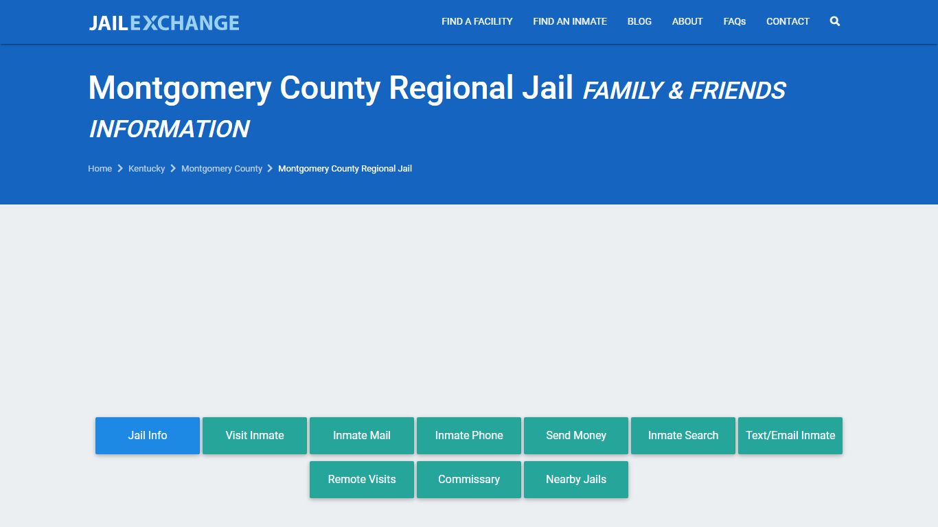 Montgomery County Regional Jail KY | Booking, Visiting, Calls, Phone